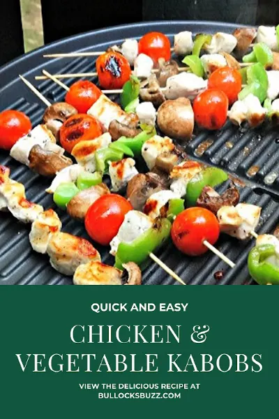 easy grilled chicken and vegetable kabobs recipe