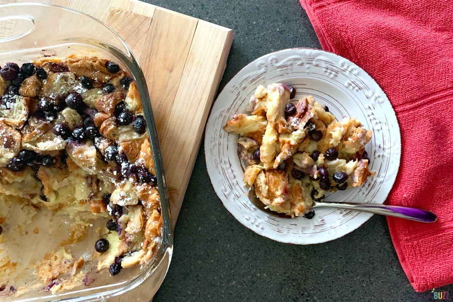 blueberry croissant bread pudding recipe