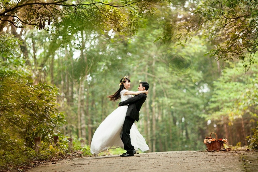 bride and groom