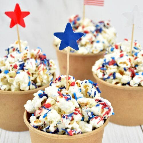 4th of July Patriotic Popcorn