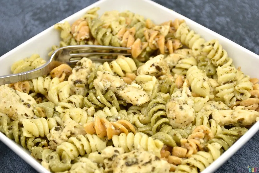 easy creamy chicken pesto pasta recipe