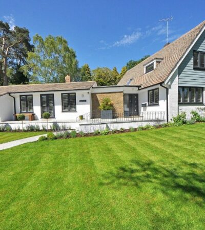 beautiful front lawn