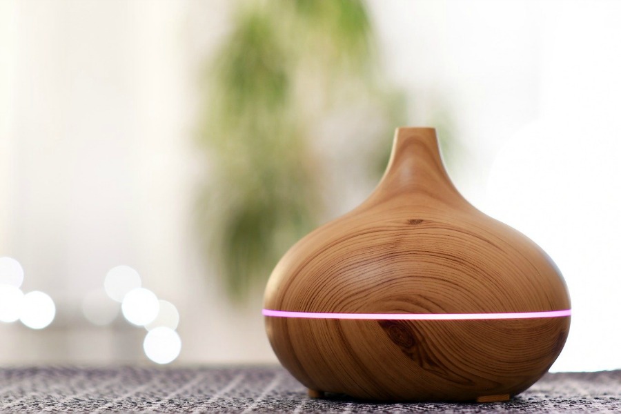 using essential oils in your home in a diffuser like this one