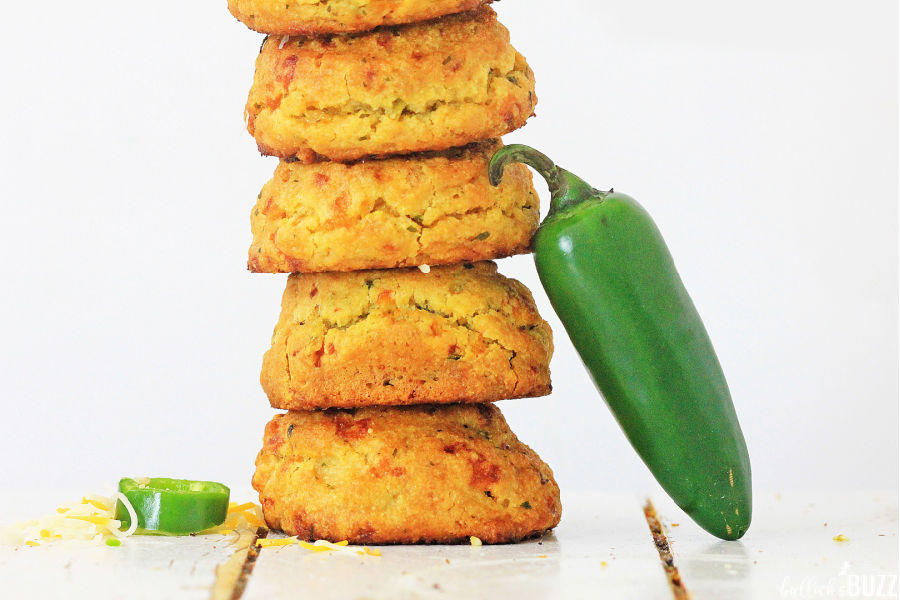 muffins with a Jalapeño pepper