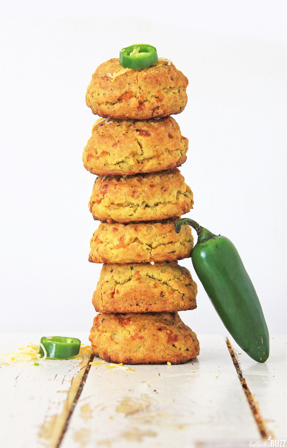 These savory Jalapeño Cheddar Cornbread Muffins are delicious as an appetizer, a snack, or as a side.