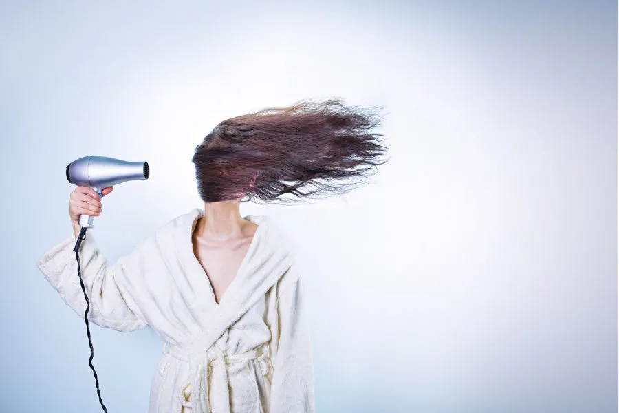 using hairdryers like this can damage your hair, but these DIY hair mask recipes can help