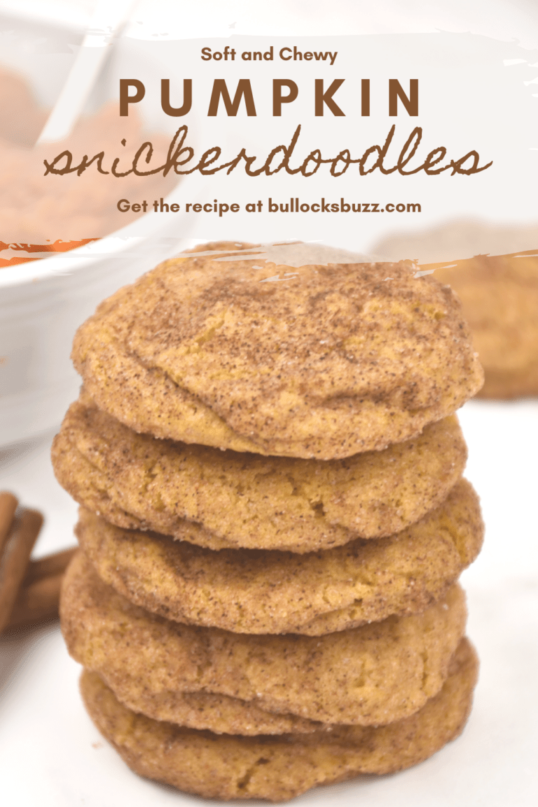 Best Easy Chewy Pumpkin Snickerdoodle Cookie Recipe Bullocks Buzz 4396