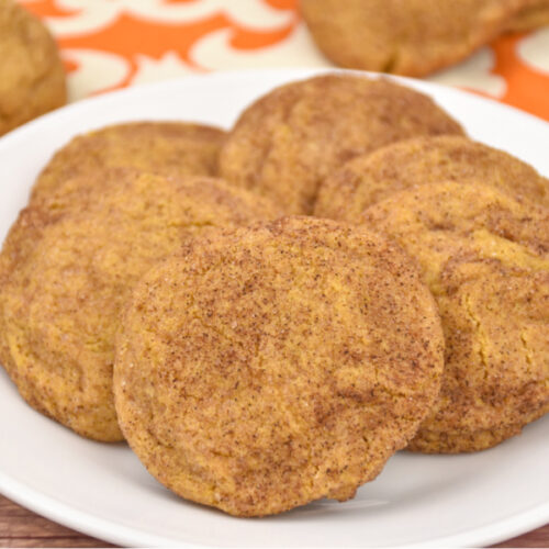 pumpkin snickerdoodle cookies