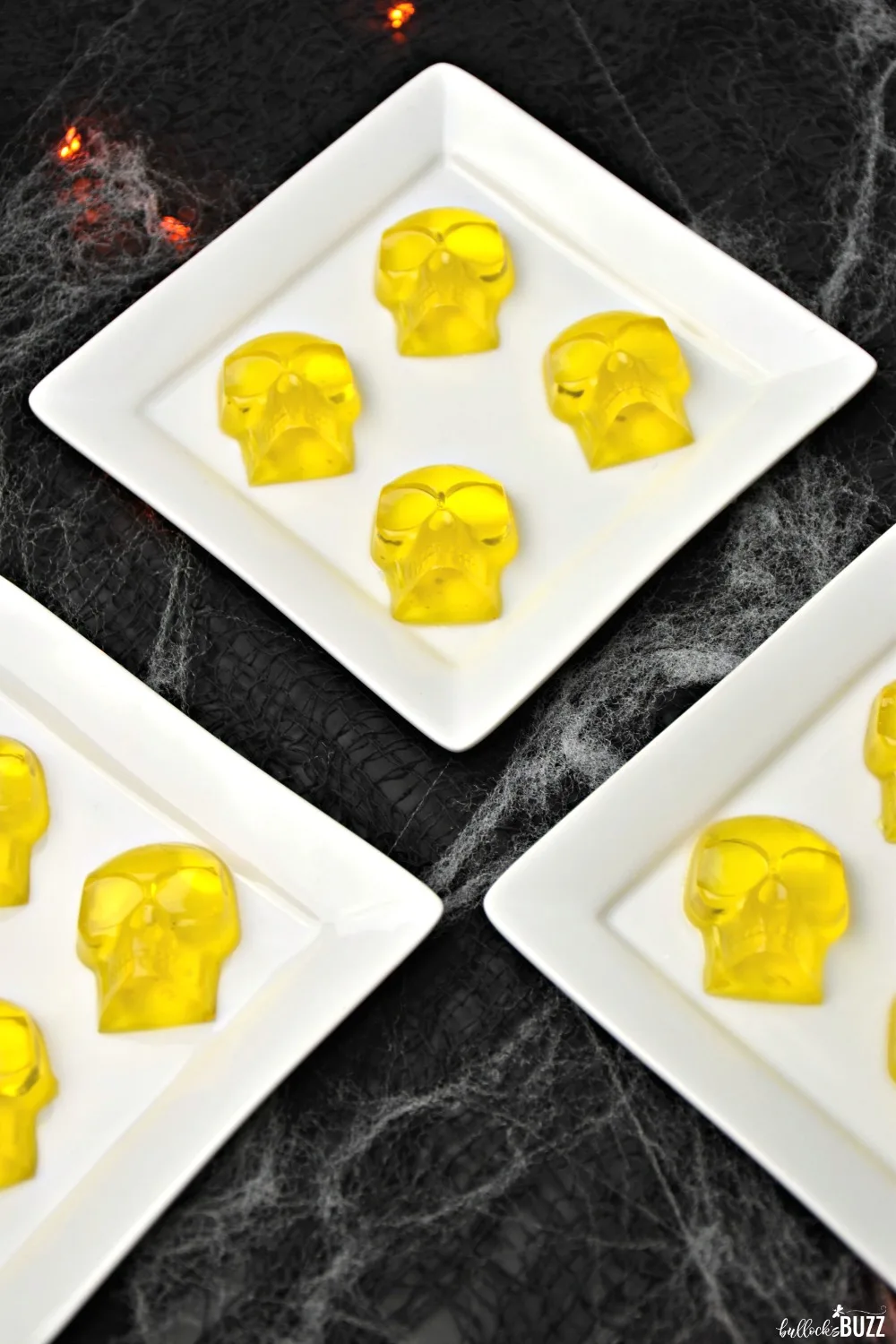 Boozy, fruity, and sweet, these Boozy Gummy Skulls are a spooktacular solution to Halloween snacks for adults!