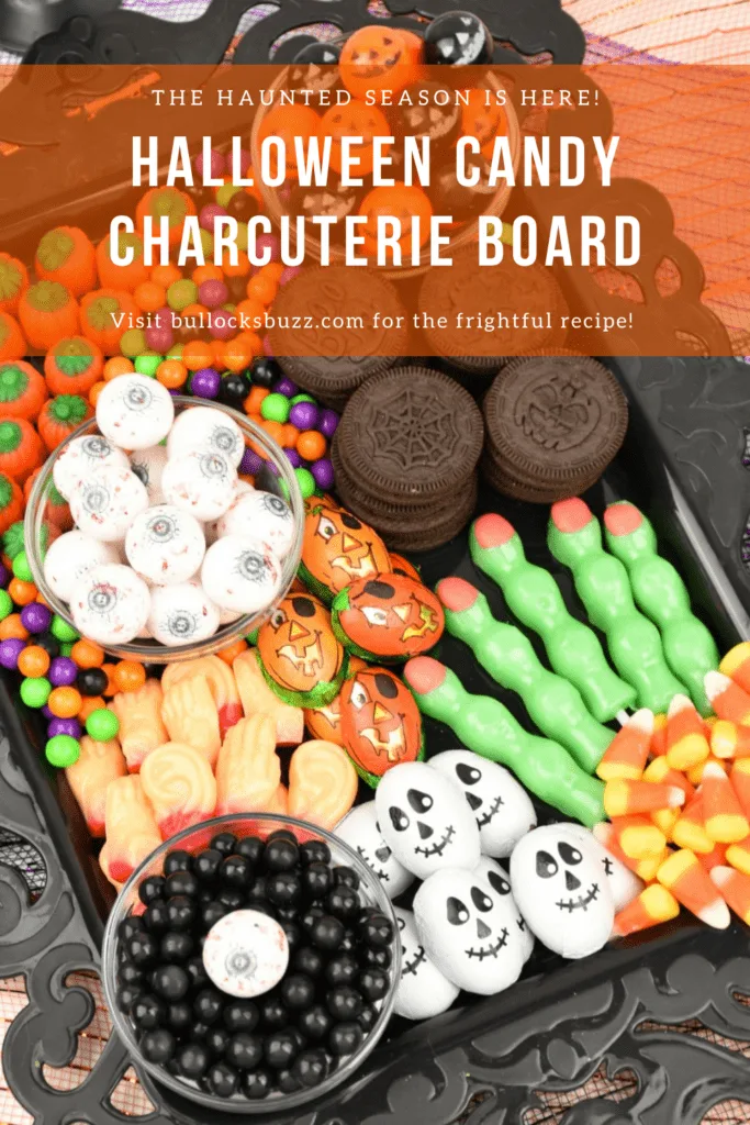Halloween candies on Halloween Candy Charcuterie Board