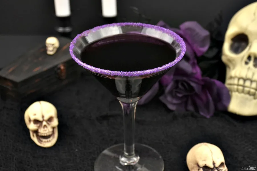 close up of Gravedigger Halloween drink