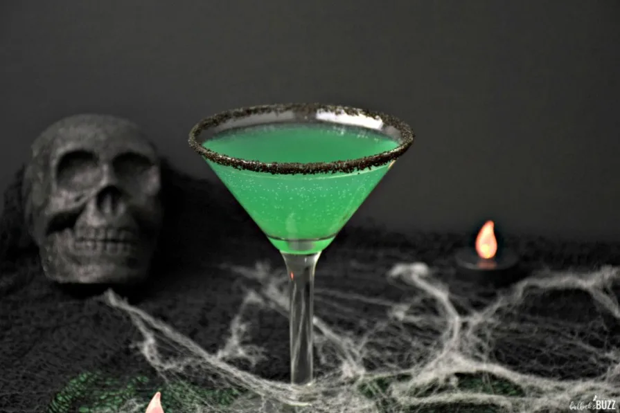 creepy Green Goblin Halloween Cocktail recipe