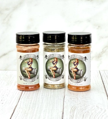 3 bottles of Corspice seasonings