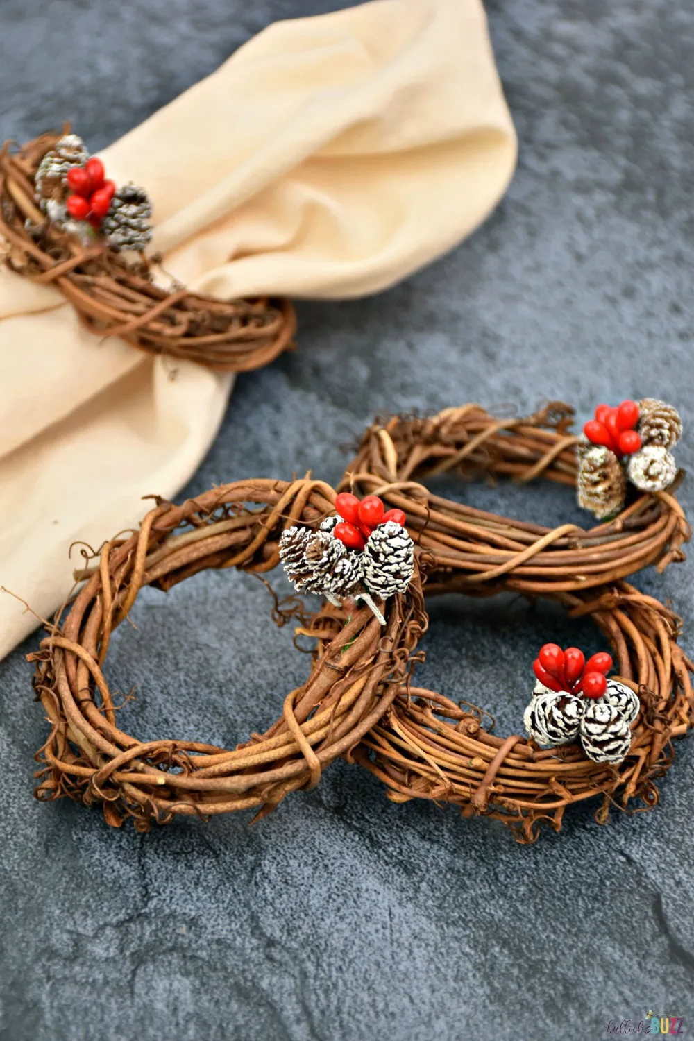 5 Christmas Napkin Rings That Are Easy to Make - Angie Holden The Country  Chic Cottage