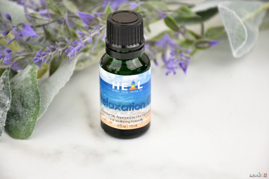 HEAL relaxation Essential Oil in bottle