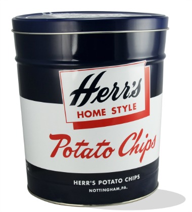 Herr's Snacks Retro Tins gift idea