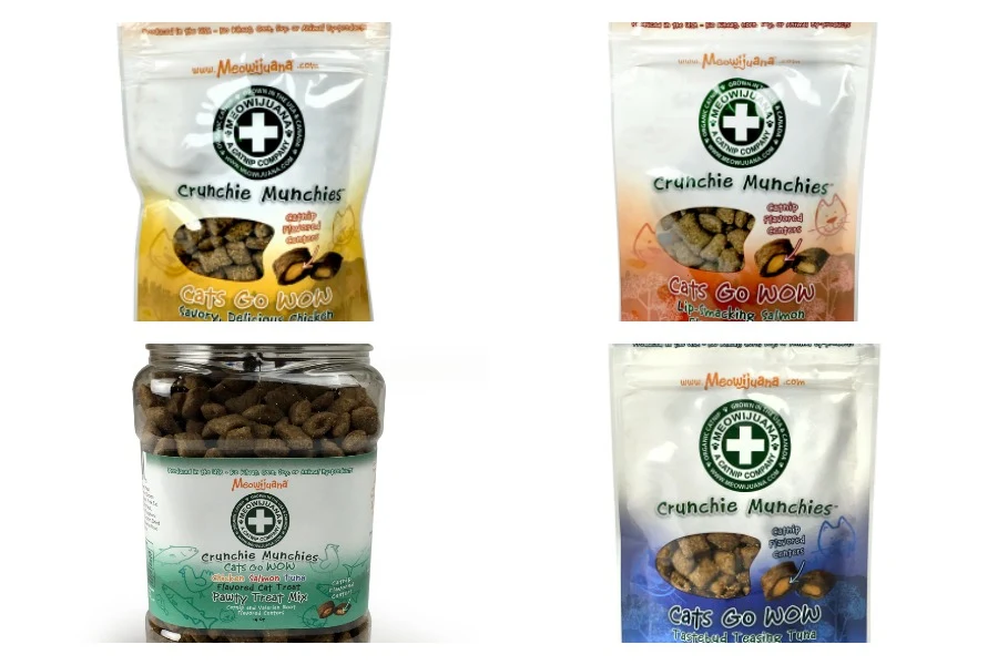 Cats will love these Marijuana Crunchie Munchies cat treats - the perfect pet gift ideas