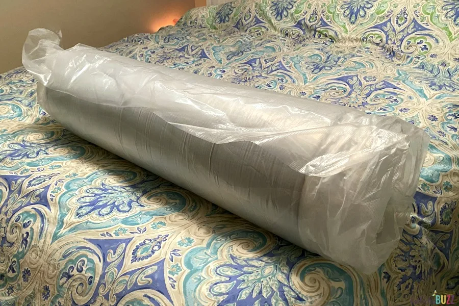 Mattress Topper in packaging