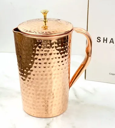 shantiva copper water pitcher