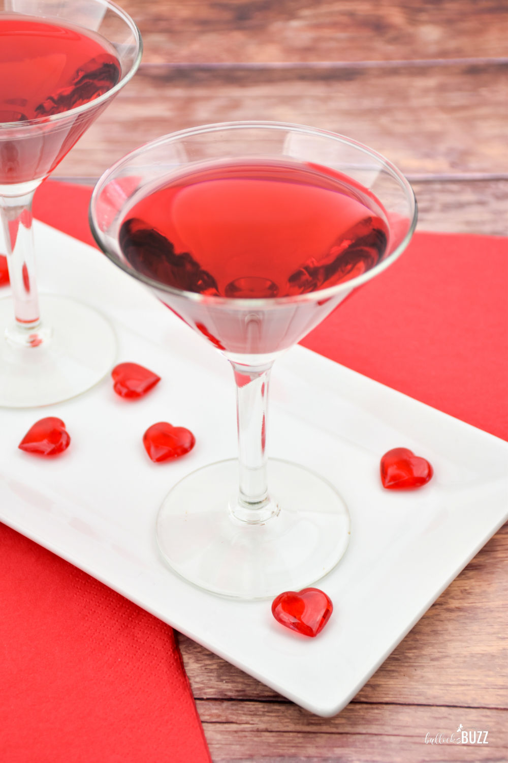 Valentine's Day Cocktail Recipe - Cupid's Heart Red Cocktail - Bullock ...