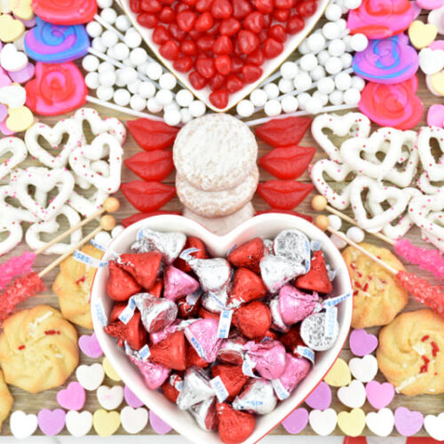 valentines day charcuterie board