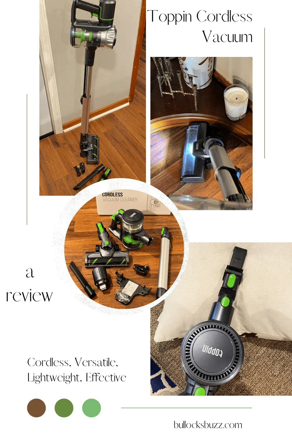 Toppin Cordless Vacuum Review Lightweight Vacuum for Hard Floors Bullock s Buzz