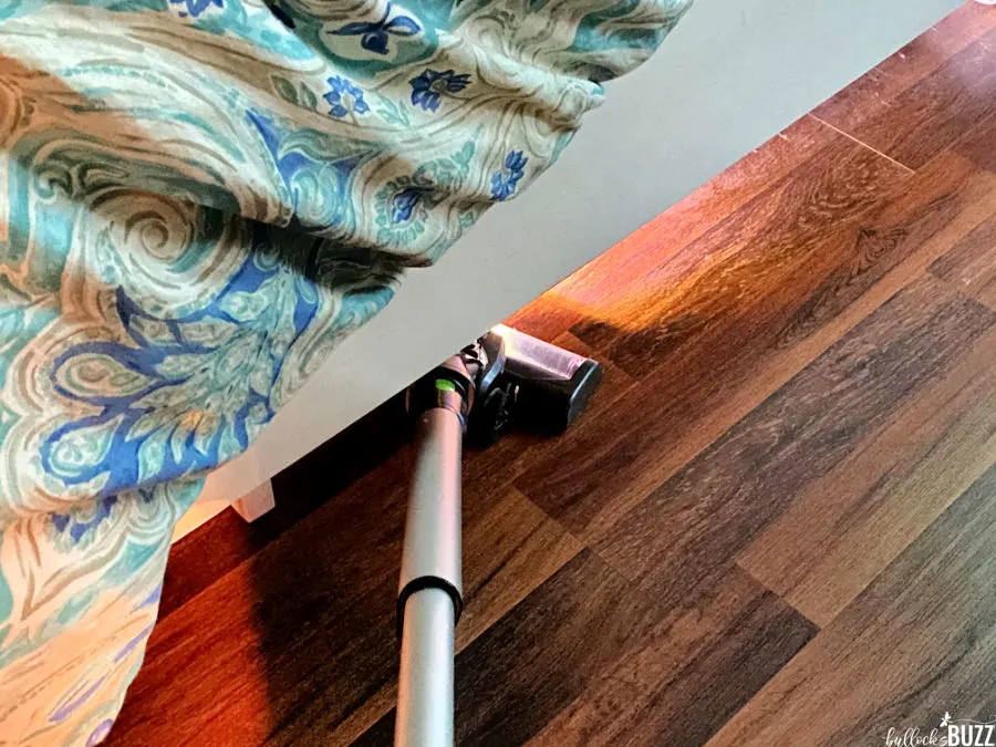 vacuum makes cleaning under furniture breeze