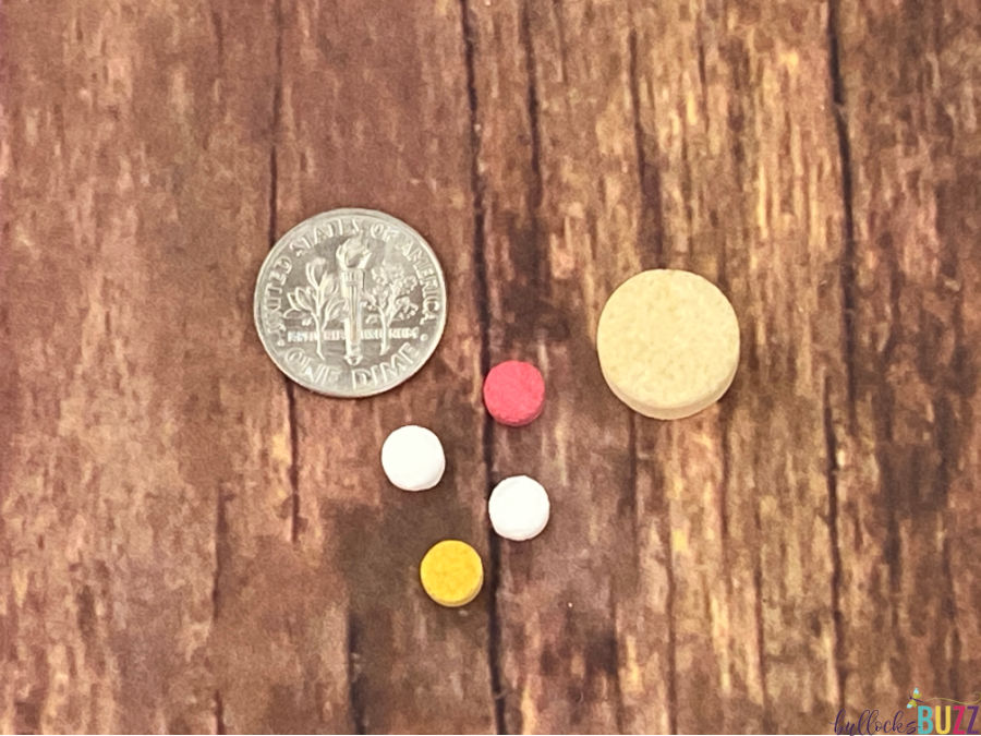 superior source vitamins size comparison to a dime