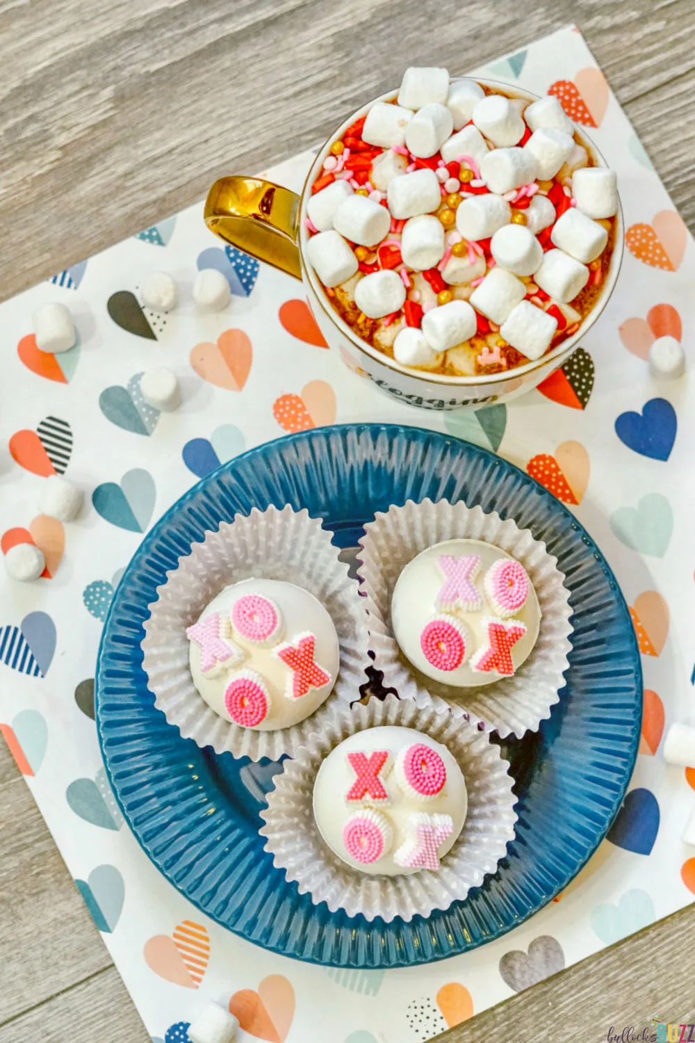 These super cute homemade hot cocoa bombs are fun to make and to drink. Plus they make a great Valentine's or Galentine's gift!