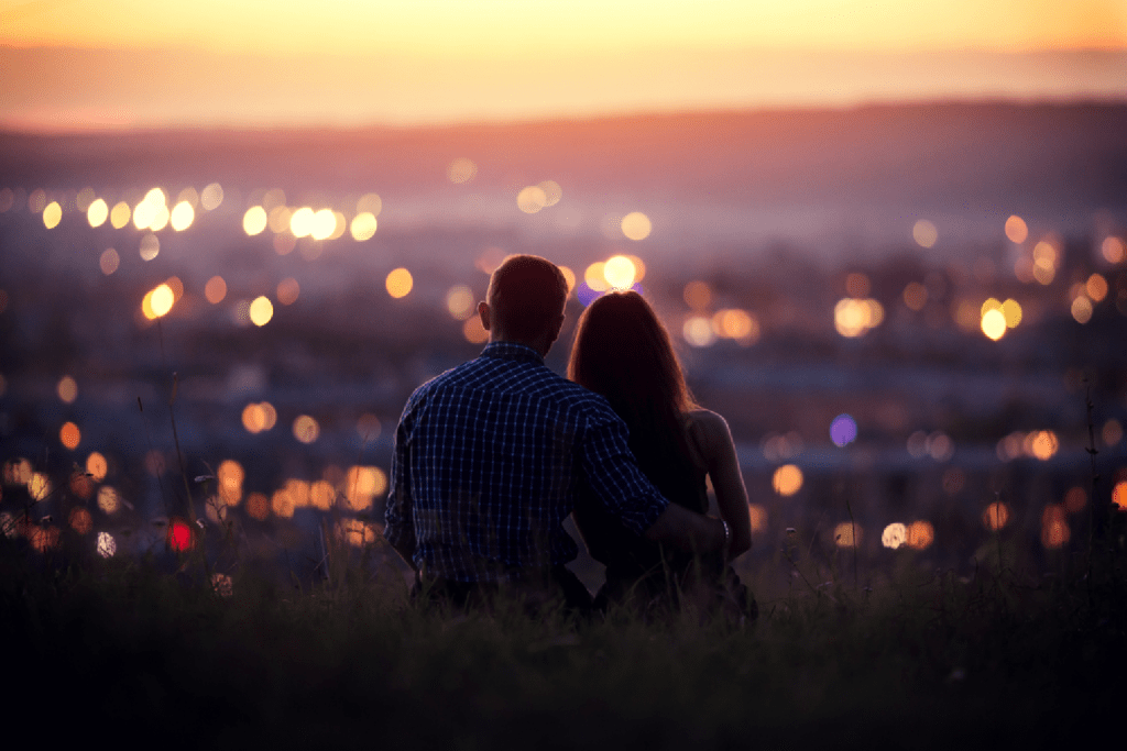 going to a city overlook at night is an Inexpensive Date Night Ideas