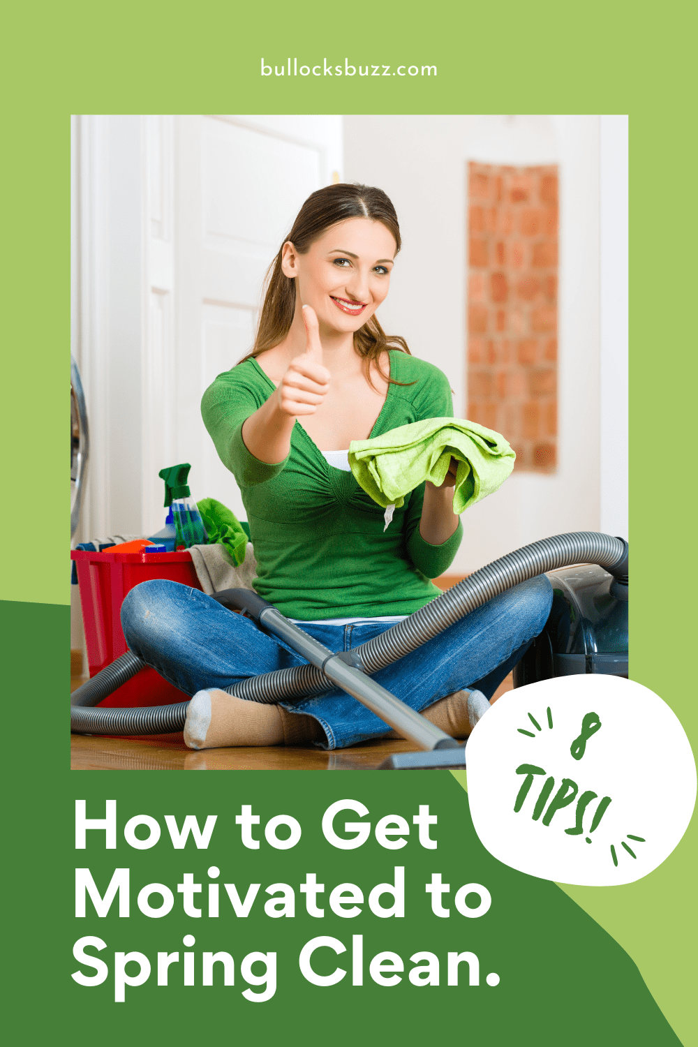 If you’re not motivated to get started on cleaning your home — check out this list of 8 ways to get motivated to Spring clean. 