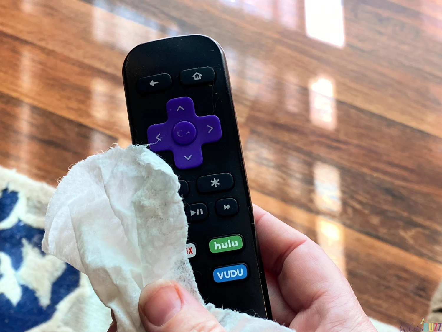 disinfecting wipes are safe to use on electronics like this remote