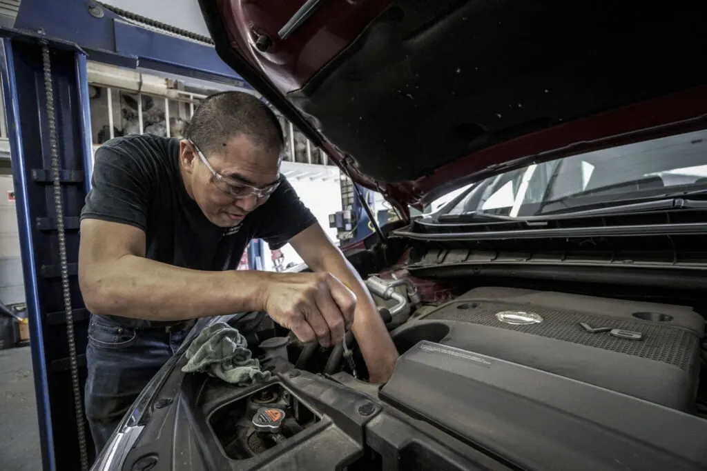 DIY car maintenance like an opil change