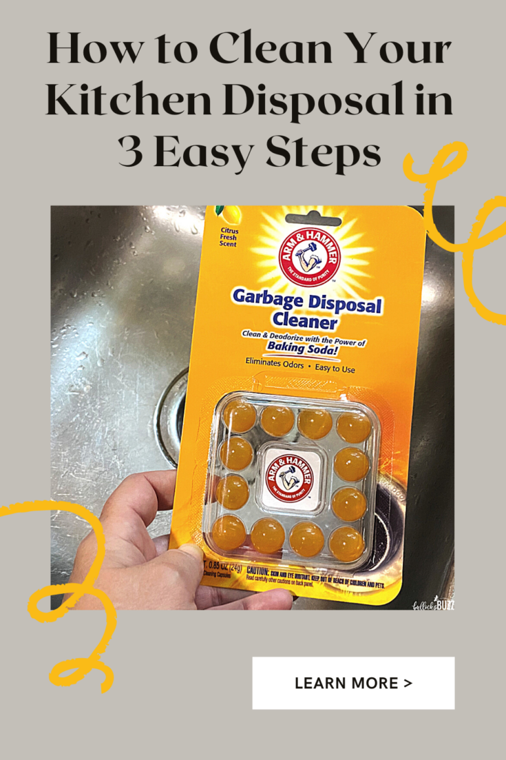 how to clean your kitchen disposal in 3 simple steps with arm and hammer garbage disposal cleaner 