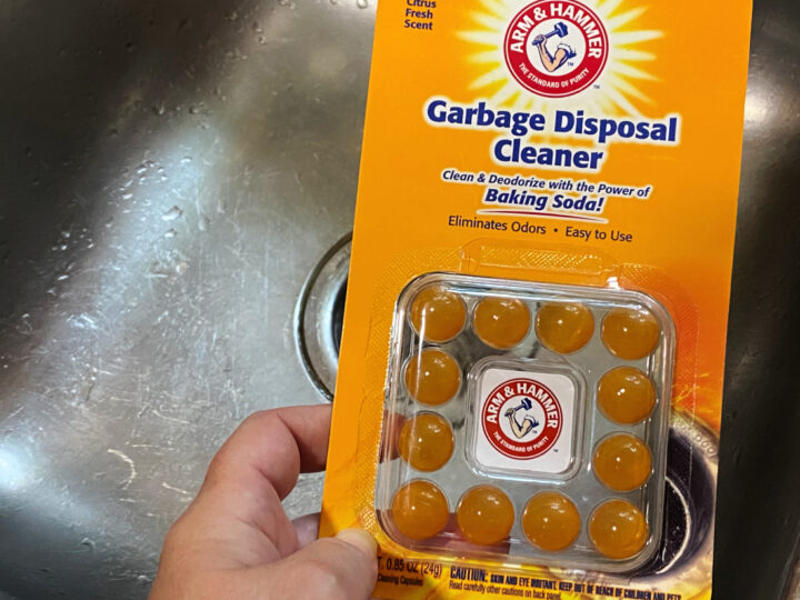 arm and hammer garbage disposal cleaner in package