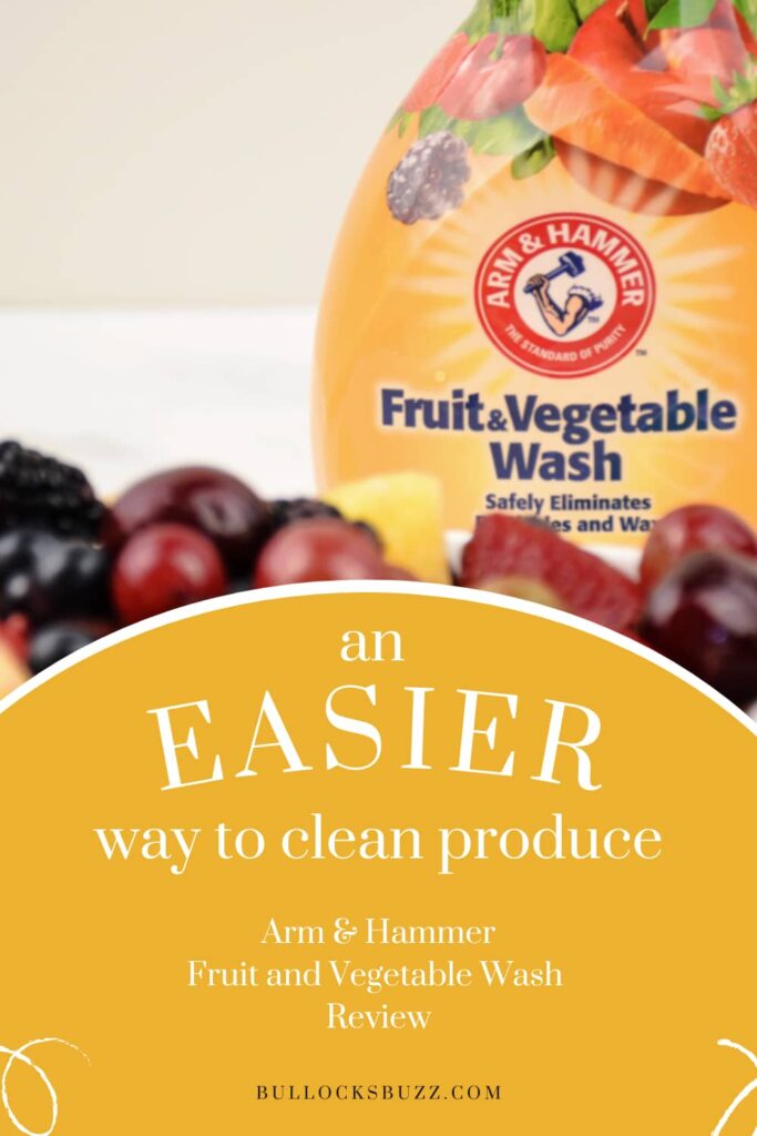 An Easier Way to Clean Produce Arm & Hammer Fruit and Vegetable Wash