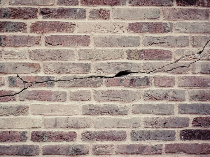 repair services available for foundation damage like this cracked wall