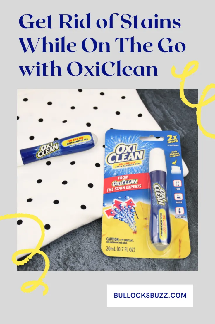 OxiClean On The Go Stain Remover Pen Review - Stains Don't Stand A Chance!  - Bullock's Buzz