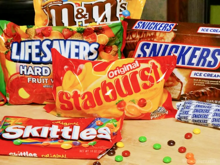 candies in packaging