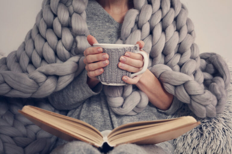 a blanket is one of 9 housewarming gift ideas