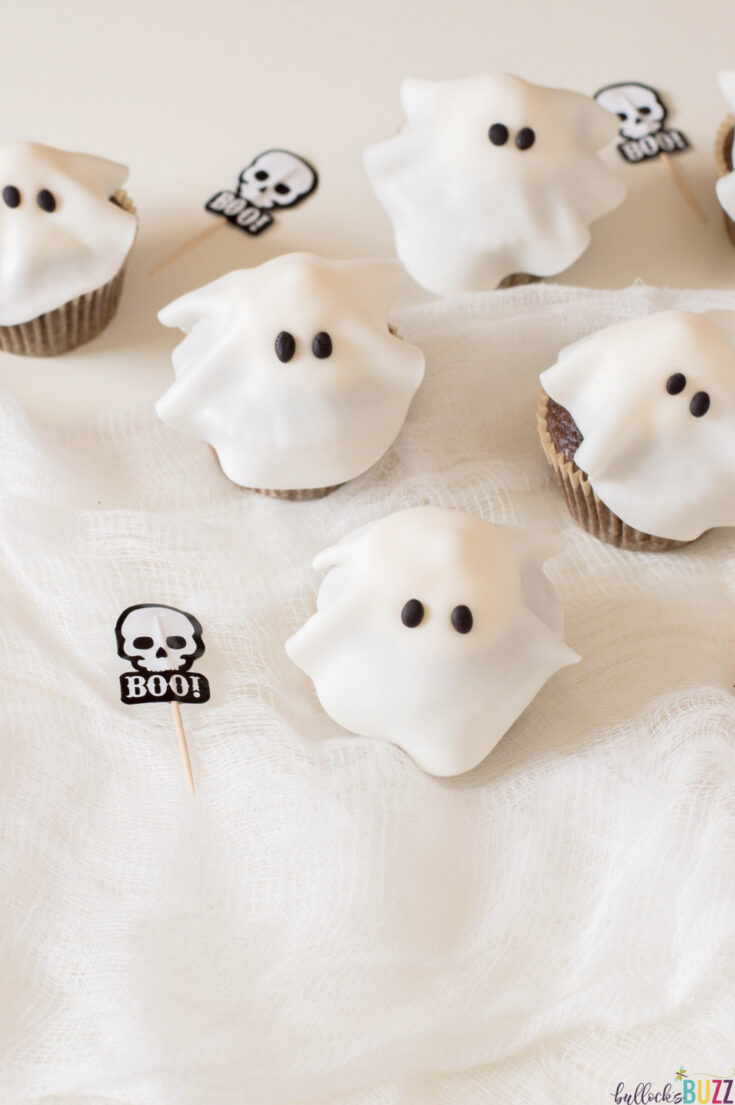 Hauntingly delicious Halloween Ghost Cupcakes recipe perfect for kids!