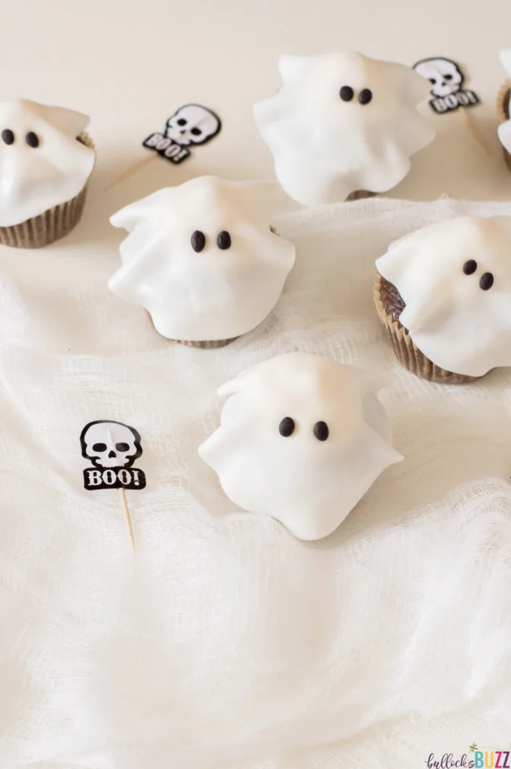 Hauntingly delicious Halloween Ghost Cupcakes recipe perfect for kids!