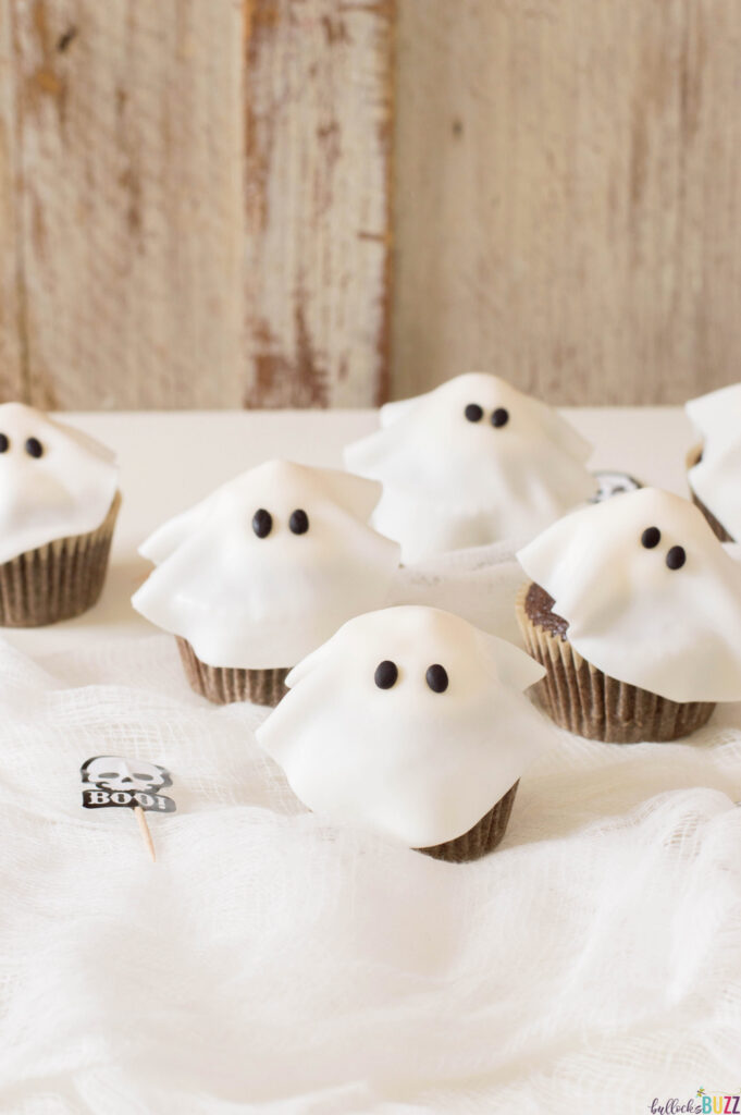 Spooktacular Halloween Ghost Cupcakes Recipe - Bullock's Buzz