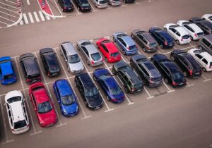 car lot full of cars