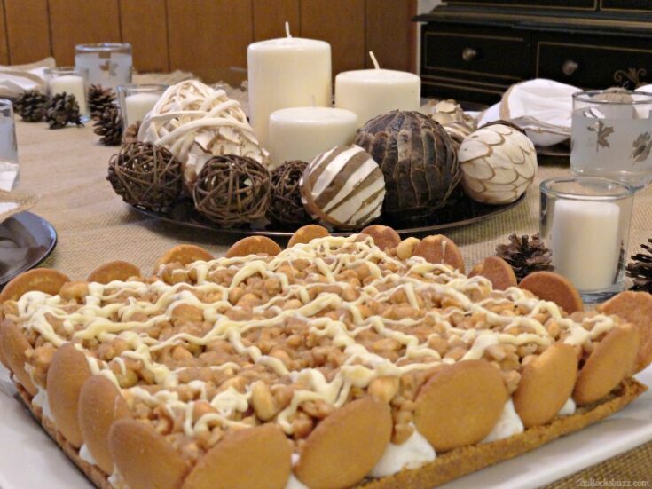 Nilla, PB, and Mallow Squares Thanksgiving dessert recipe