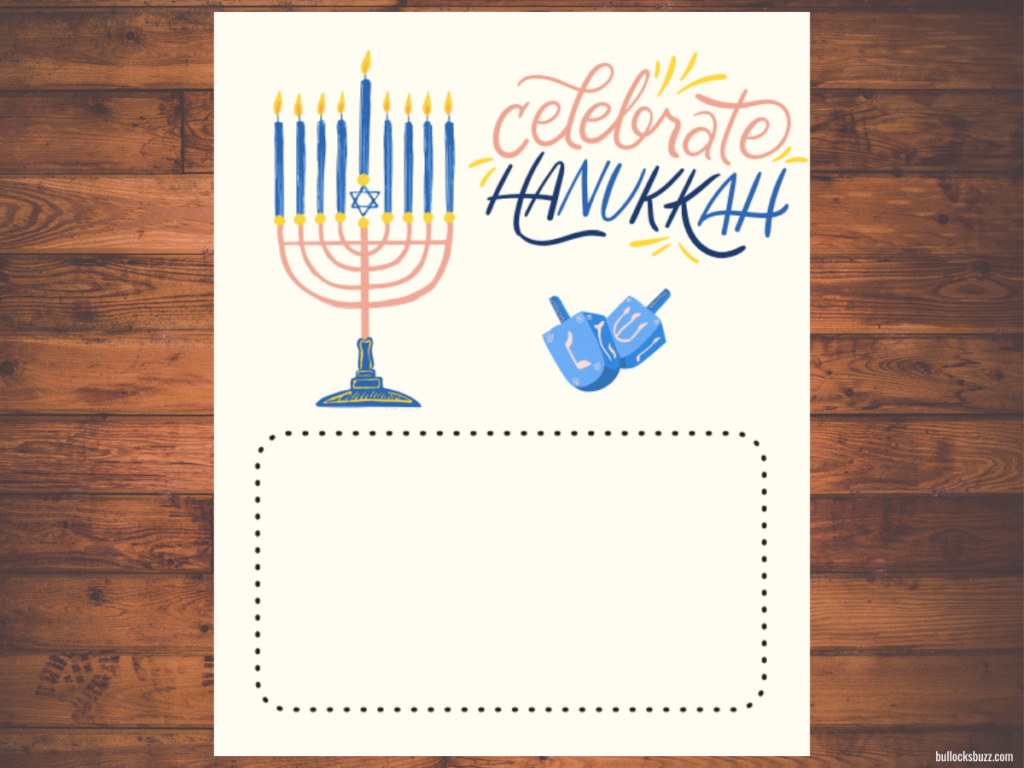 Hanukkah gift card holders image 1