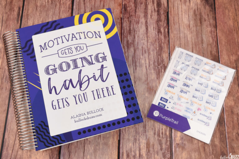 purpletrail planner and sticker pack