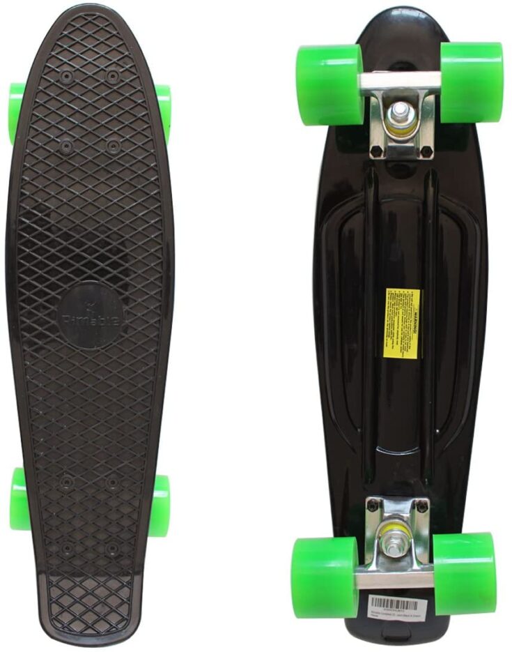 front and back side pictures of the RIMABLE Complete 22 Inches Skateboard