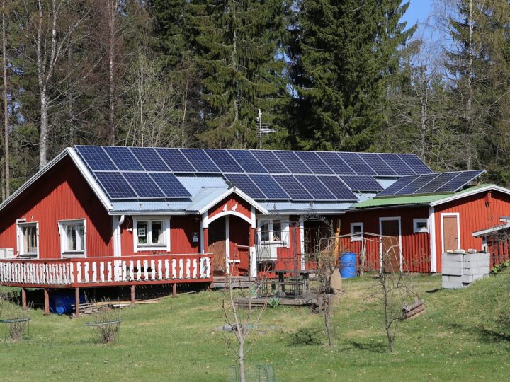 using solar panels like these on your house is a big step towards creating a more sustainable home