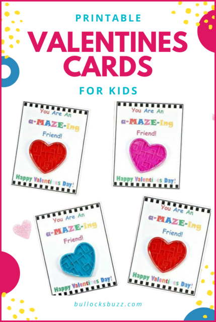 DIY Valentine's Day Cards for Kids with Free Printable! Candy-Free ...